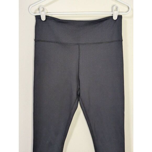 Zyia Active Black Patterned 7/8 Leggings - Size 12 - Picture 2 of 8